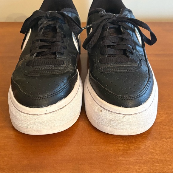 Nike Court Vision Alta Platform Sneakers Black/White Women's 8.5 - Picture 5 of 9